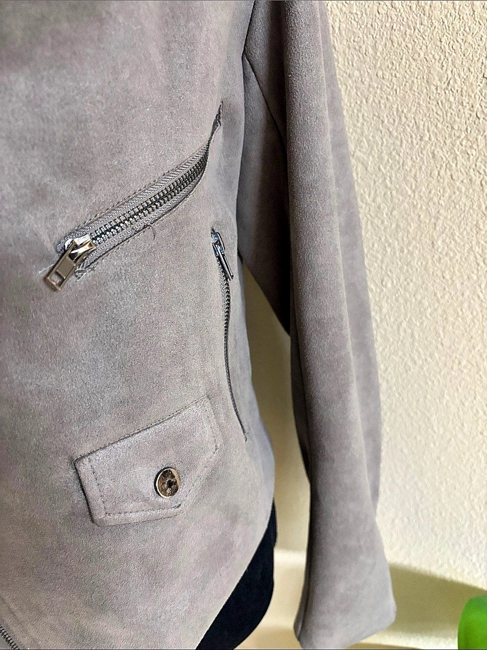 Gray Moto Jacket - Picture 8 of 12